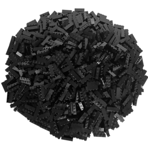LEGO 1x4 Steine Hochsteine Schwarz - 3010 NEU! Menge 250x