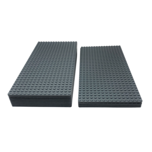 LEGO 16x32 Grundplatten Bauplatten Dunkelgrau Einseitig bebaubar - 3857 2748 NEU! Menge 3x
