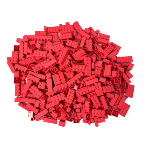 LEGO Steine Hochsteine Koralle Rot NEU! Menge 100x