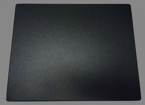 Mousepad schwarz 24 x 19 cm Ecken gerundet 