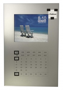 Memoboard Memotafel Magnetbord Kalender und eigenes Foto silber 40 x 60 cm Art. Nr. 380 Fotorahmen Bilderrahmen 