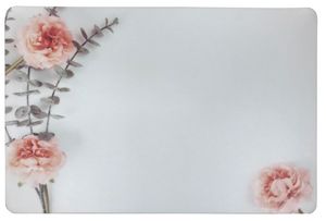 Schreibtischunterlage Blten / Rose / Ranke / Blume auf hellem Grund 40 x 60 cm abwischbar 