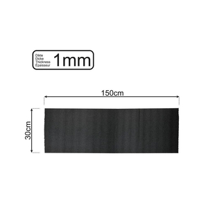 Anti-Rutsch-Matte schwarz 150x30cm 1mm flssigkeitsdicht antirutschmatte
