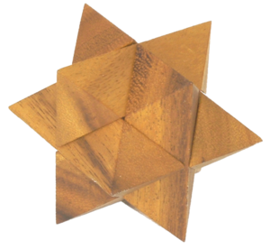 Magic-Stern aus Holz