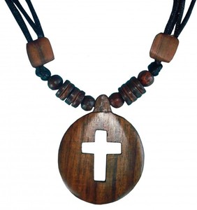 Halskette aus Sonor-Wood, Holz-Schmuck Modeschmuck, Natur-Schmuck