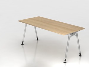 Schreibtisch Scool Eiche B/T: 1800x800mm, hhenverstellbar