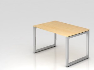 Schreibtisch RS12, 120 x 80 cm, hhenverstellbar, Ahorn