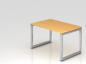 Schreibtisch RS12, 120 x 80 cm, hhenverstellbar, Buche