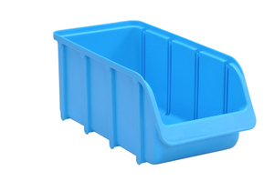 Sichtlagerbox, Basic PP, Gr. 3L, 18 Stck, Farbe blau