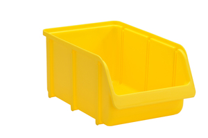 Sichtlagerbox, Basic PP, Gr. 4, 12 Stck, Farbe gelb
