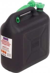 Kraftstoff-Kanister CLASSIC 10 L, schwarz, HD-PE