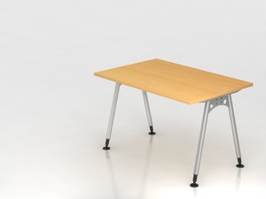 Schreibtisch Scool Buche B/T: 1200x800mm, hhenverstellbar