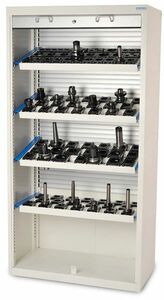 CNC-Rollladenschrank, Alu-Rollladen, 4 CNC-Werkzeugrahmen