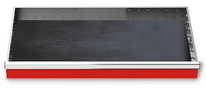 Riffelgummi-Einlage fr Metallschublade 900x400 mm