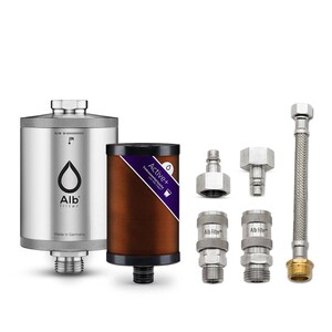 Alb Filter Active+Trinkwasserfilter-Komplett-Set Untertisch ESt, +Schnellkupplung
