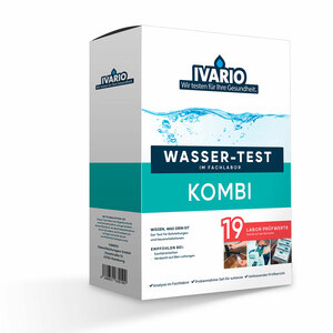 Ivario Kombi-Wassertest, Testung 19 trinkwasserrelevanter Parameter