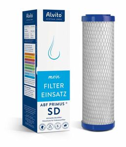 Alvito Wasserfilter ABF Primus SD - Aktivkohle Blockfilter - 0,45 m