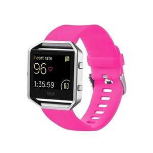 Kunststoff / Silikon Uhr Armband fr Fitbit Blaze Watch Pink Zubehr