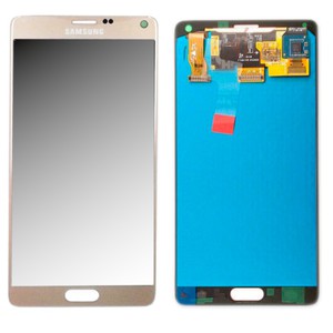 Display LCD Komplettset GH97-16565C Gold fr Samsung Galaxy Note 4 N910F