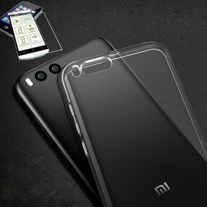 Silikoncase Transparent + 0,3 H9 Hartglas fr Xiaomi Mi6 Tasche Hlle Cover