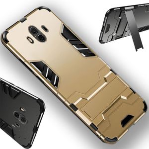 Fr Huawei P Smart Plus / Nova 3i Metal Style Outdoor Gold Tasche Hlle Cover Schutz Neu
