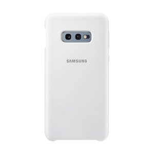 Samsung Silicone Cover Wei fr Samsung Galaxy S10e G970F EF-PG970TWEGWW Tasche Etui Schutzhlle