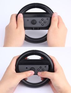 Fr Nintendo Switch Joy-Con Controller Round Gaming Steering Wheel Schwarz Game 
