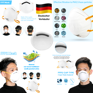 10x MEIXIN Hochwertige Medizinische Atem Schutzmaske Atemschutzmaske FFP2 Schutz Maske Zubehr Neu