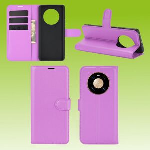 Fr Huawei Mate 40 Pro Handy Tasche Wallet Premium Lila Schutz Hlle Case Cover Etuis Neu Zubehr