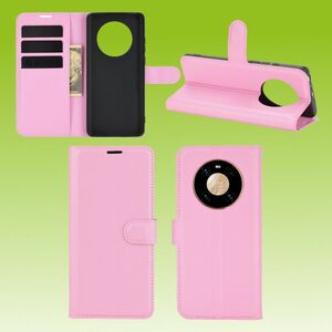 Fr Huawei Mate 40 Pro Handy Tasche Wallet Premium Rosa Schutz Hlle Case Cover Etuis Neu Zubehr