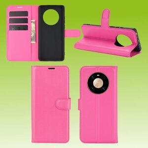 Fr Huawei Mate 40 Pro Handy Tasche Wallet Premium Pink Schutz Hlle Case Cover Etuis Neu Zubehr