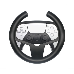 Fr Playstation 5 PS5 Controller Round Gaming Steering Wheel Schwarz Game 