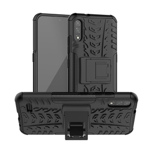 Fr LG K22 Hybrid Case 2teilig Outdoor Schwarz Handy Tasche Hlle Cover Schutz