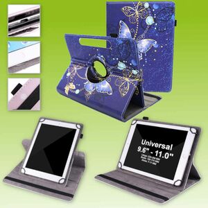 Fr Lenovo Tab E10 TB-X104F 10.1 360 Grad Rotation Universell Motiv 14 Tablet Tasche Kunst Leder Hlle Etuis