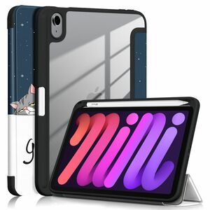 Fr Apple iPad Mini 6 2021 Tasche Motiv 1 Hlle Etuis Design Acryl Smart Cover Case Schutz Kappe aufstellen 