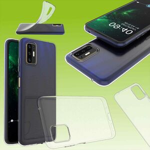 Fr HTC Desire 21 Pro Silikoncase TPU Schutz Transparent Handy Tasche Hlle Cover Etui Zubehr Neu