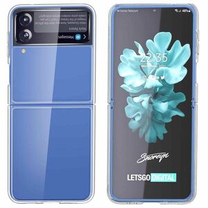 Fr Samsung Galaxy Z Flip4 5G Shockproof Kunststoff / Silikon Case TPU Schutz Transparent Handy Hlle Cover