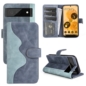 Fr Google Pixel 7 Pro Design Handy Tasche Wallet Premium Blau Schutz Hlle Case Cover Etuis Neu Zubehr