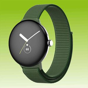 Fr Google Pixel Watch 1 + 2 Kunststoff / Nylon Design Armband Grn