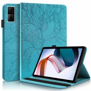 Fr Xiaomi Redmi Pad 10.6 Zoll Baum Muster Blau Kunstleder Hlle Cover Tablet Tasche Case Neu