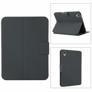 Fr Apple iPad 10.9 2022 10 Gen. Smartcover mit Magnetschnalle Schwarz Tablet Tasche Etuis