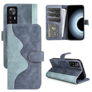 Fr Xiaomi 12T / 12T Pro Design Handy Tasche Wallet Premium Blau Schutz Hlle Case Cover Etuis Neu Zubehr