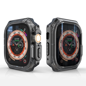 Fr Apple Watch Ultra 1 + 2 49mm Uhr Gehuse Silikon Schutz Hlle 