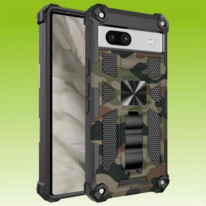 Fr Google Pixel 7a Camouflage Shockproof Armor Military Hlle Cover 