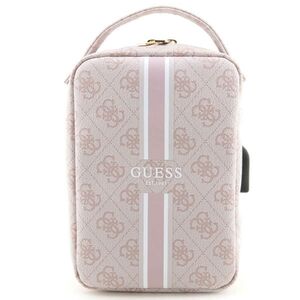 Guess Universell Tablet Tasche Umhngetasche 4G Printed Stripes Pink
