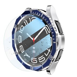 Fr Samsung Galaxy Watch 6 Classic 47mm Hlle Hart Glas Lnettenring