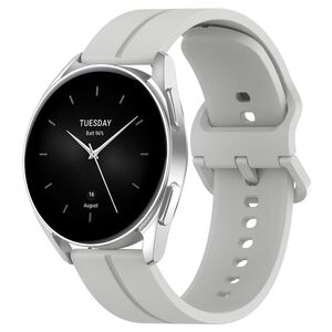 Fr Xiaomi Watch 2 Pro hochwertiges Silikon Ersatz Armband Grau