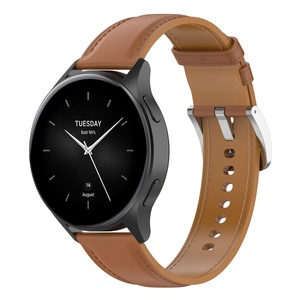 Fr Xiaomi Watch S3 hochwertiges Design Leder Armband Watch Ersatz Arm Band Braun