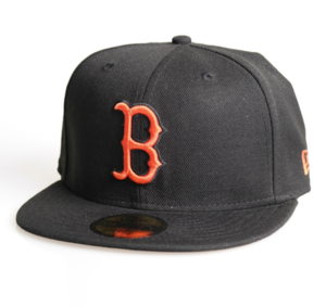 New Era Cap 59-Fifty Basic Boston Red Sox black/orange