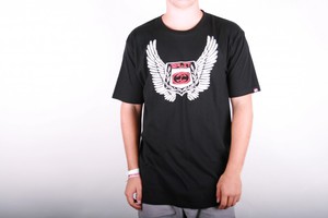 Split Wings T-shirt Black